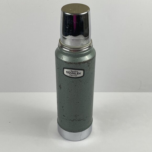 Stanley Aladdin Thermos No. A-944C Stainless Steel 32 Ounce 950 ML USA - Picture 1 of 12